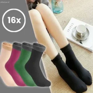 Aksamitne termiczne skarpetki VELVOWARM – 8+8 GRATIS