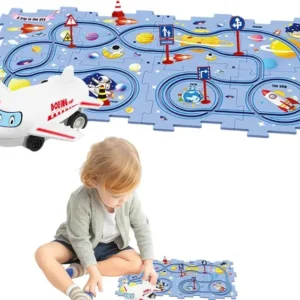 Kolejkowa układanka TRAINPUZZLE SPACE