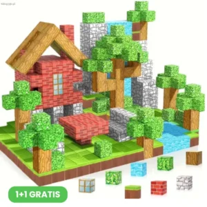 Magnetyczne mini kostki (48 szt.) CRAFTBLOCK 1+1 GRATIS